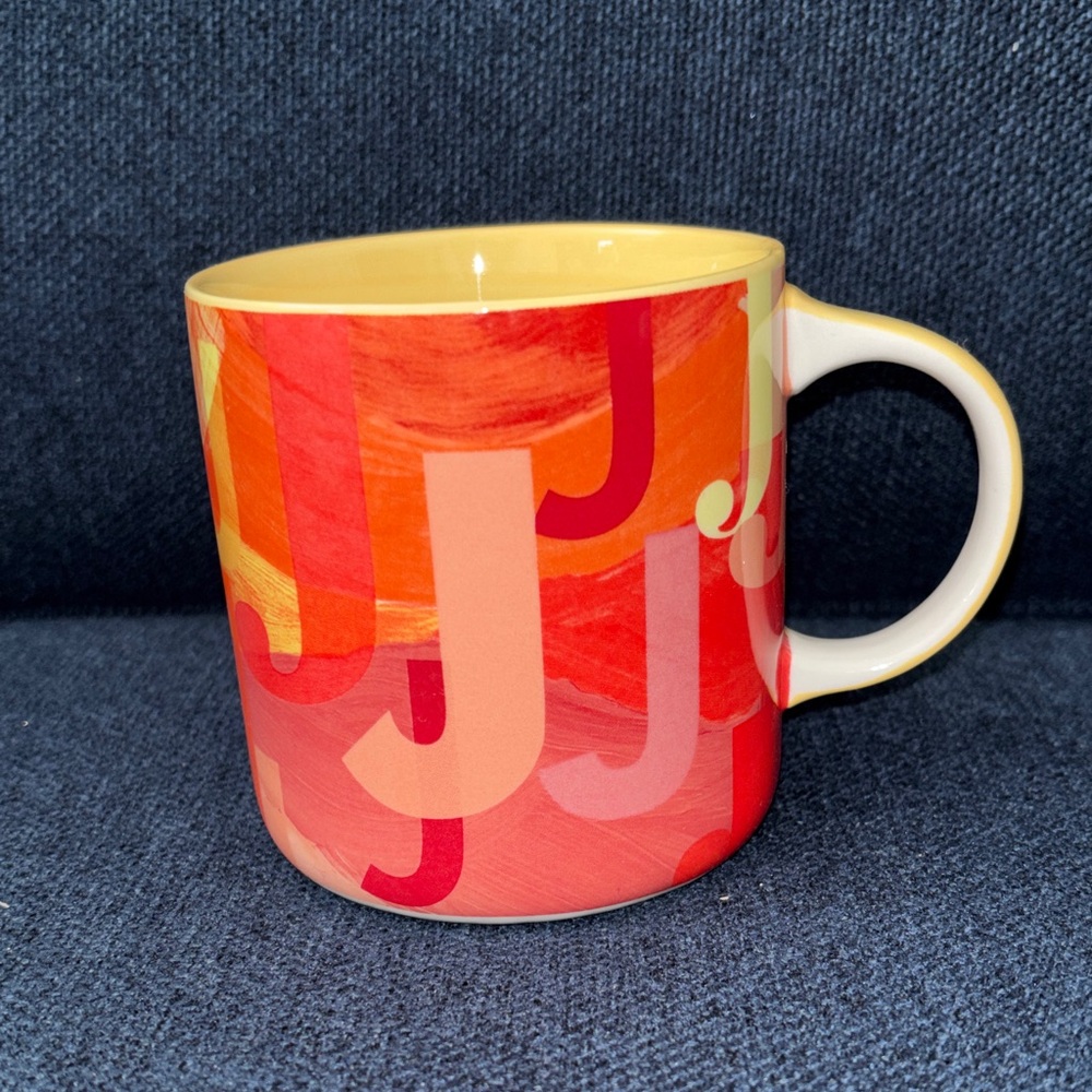 Lottie Monogram Mug by Anthropologie. “J”
